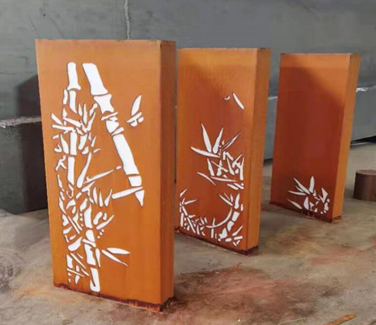 铁山港锈钢板灯箱
